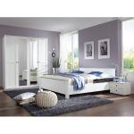 Weiße Wimex Chalet Komplett-Schlafzimmer aus Holz 