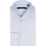 Weiße Business Langärmelige Windsor Slim Fit Hemden aus Baumwolle für Herren 