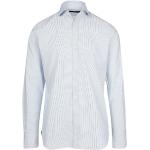 Weiße Business Langärmelige Windsor Slim Fit Hemden aus Baumwolle für Herren 