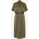 Olivgrüne Windsor V-Ausschnitt Taillierte Kleider aus Polyester für Damen Größe XS 