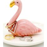 Ringhalter Flamingo aus Porzellan 