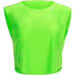Grüne Cropped Shirts für Damen Größe XS 
