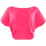 Pinke Cropped Shirts für Damen Größe L 