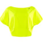 Gelbe Cropped Shirts für Damen Größe S 