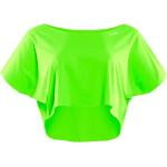 Grüne Cropped Shirts für Damen Größe M 