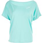 Mintgrüne Kurzärmelige Oversize Shirts für Damen Größe XS 