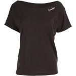 Reduzierte Schwarze Kurzärmelige Oversize Shirts für Damen Größe M 