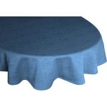 Blaue Landhausstil WIRTH Runde Tischdecken 160 cm aus Baumwolle 