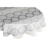 Reduzierte Graue Moderne WIRTH Runde Tischdecken 190 cm aus Polyester 