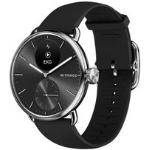Schwarze Withings Hybrid Smartwatches mit SMS-Funktion 