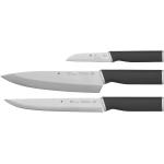 Silberne WMF Kineo Messersets aus Edelstahl 3 Teile 