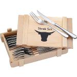 Silbernes WMF Steakbesteck poliert aus Edelstahl rostfrei 12 Teile 