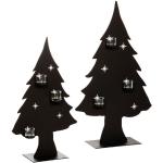 Reduzierte Schwarze Weihnachtsbäume aus Eisen 