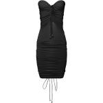 Schwarze Ärmellose Wolford Mini Partykleider aus Jersey für Damen Größe S 