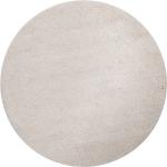 Weiße Runde Teppiche aus Wolle 