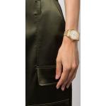 Weiße Timex Runde Quarz Damenarmbanduhren aus Edelstahl mit Mineralglas-Uhrenglas mit Edelstahlarmband 