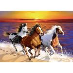 4000 Teile Pferde & Pferdestall Puzzles Tiere aus Holz 