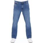 Blaue WRANGLER Texas Straight Leg Jeans aus Denim für Herren Weite 33 