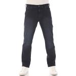 Schwarze WRANGLER Texas Straight Leg Jeans aus Denim für Herren Weite 36 