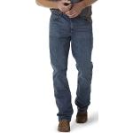 Blaue Retro WRANGLER Bootcut Jeans mit Nieten für Herren Weite 31, Länge 34 