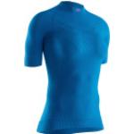 Blaue Kurzärmelige X-Bionic Damenlaufshirts Größe L 