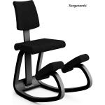 Schwarze Moderne ergonomische Bürostühle & orthopädische Bürostühle  aus Esche 