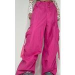 Rosa Streetwear Baggy Hosen & Baggy Pants Orangen für Damen Größe L 