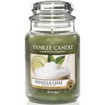 Limettengrüne Yankee Candle Duftkerzen aus Baumwolle 