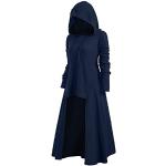 Blaue Langärmelige Meme / Theme Halloween Winterkleider für Damen Größe XS 