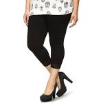 Schwarze Yeset Leggings mit Spitze aus Baumwolle für Damen Größe XL 