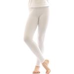 Reduzierte Weiße Yeset Thermo Leggings aus Baumwolle für Damen Größe XL 