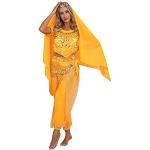 Gelbe Meme / Theme Halloween Indianerkostüme aus Tüll für Damen Einheitsgröße 