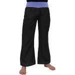 Schwarze Yogahosen aus Baumwolle für Herren Größe XL 