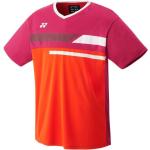 Yonex Crew Neck Shirt Club Team - Tennis Shirt Herren - Reddish Rose L