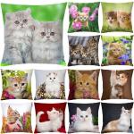Dekokissen & Sofakissen Katzen aus Polyester 45x45 cm 
