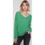 Grüne Zabaione V-Ausschnitt V-Shirts aus Jersey für Damen Größe M 