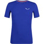 Reduzierte Blaue Kurzärmelige Salewa Nachhaltige T-Shirts Länder aus Elastan für Herren Größe M 1 Teil 