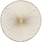 Goldene Zeller Platzsets & Tischsets Mandala aus PVC 