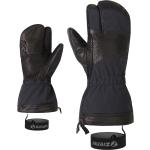 Schwarze Wasserdichte Ziener Nachhaltige Damenhandschuhe Hummer aus Leder Größe 9 