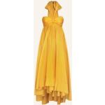 Gelbe ZIMMERMANN Wear Maxi Taillierte Kleider gesmokt aus Seide für Damen Größe M 