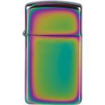 Zippo ZIPPO Benzinfeuerzeug Slim-Modell in Rainbow-Farben Bunt
