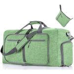 Hellgrüne Sporttaschen 115 l aus Kunstfaser mit Außentaschen 