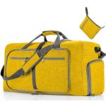 Gelbe Sporttaschen 85 l aus Kunstfaser klappbar 